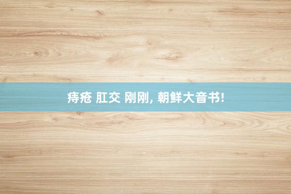 痔疮 肛交 刚刚， 朝鲜大音书!