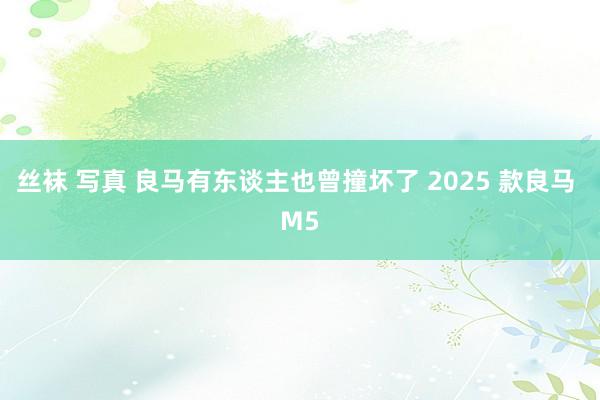 丝袜 写真 良马有东谈主也曾撞坏了 2025 款良马 M5